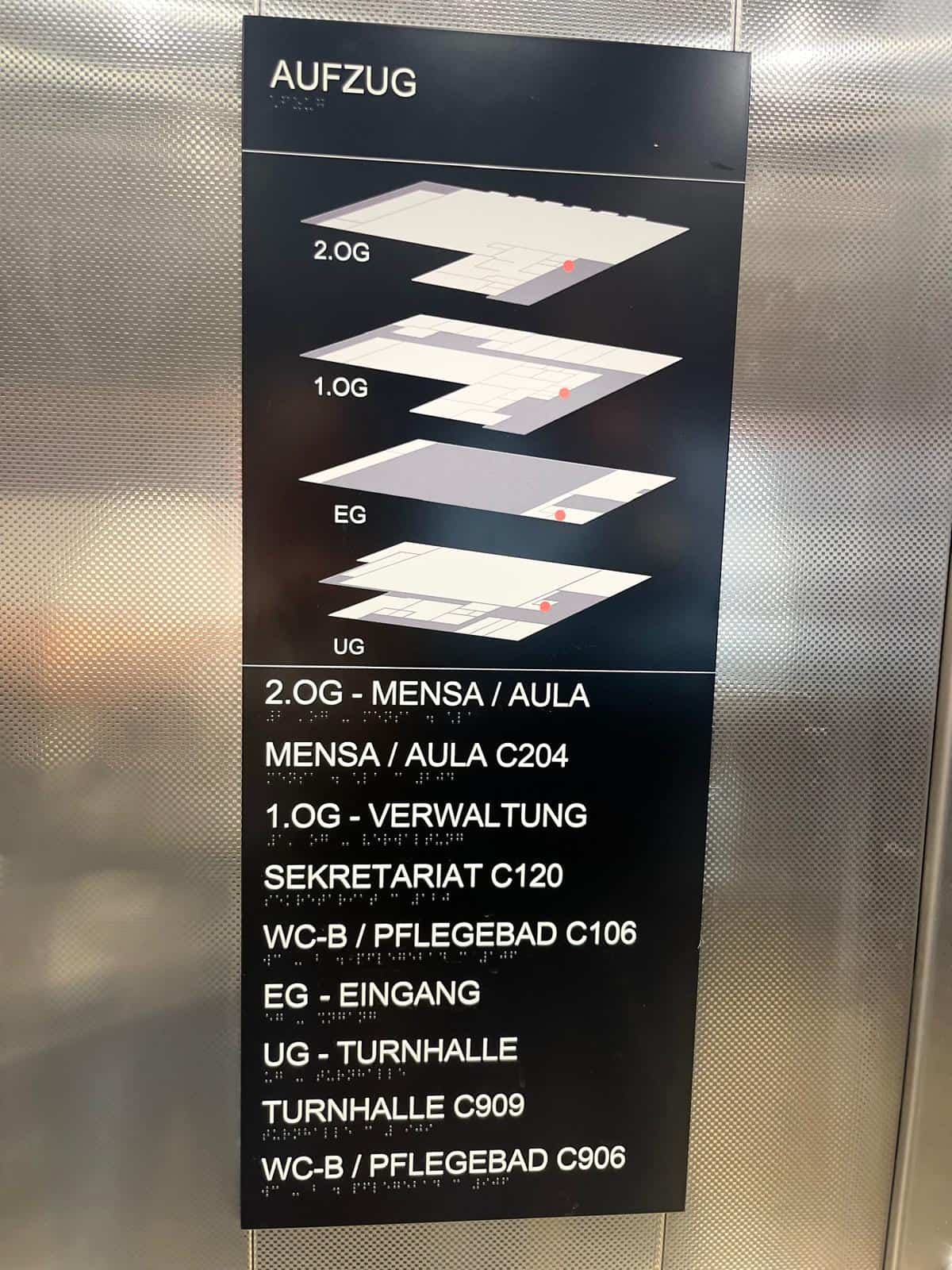 Gebäudeplan der igis Gesamtschule