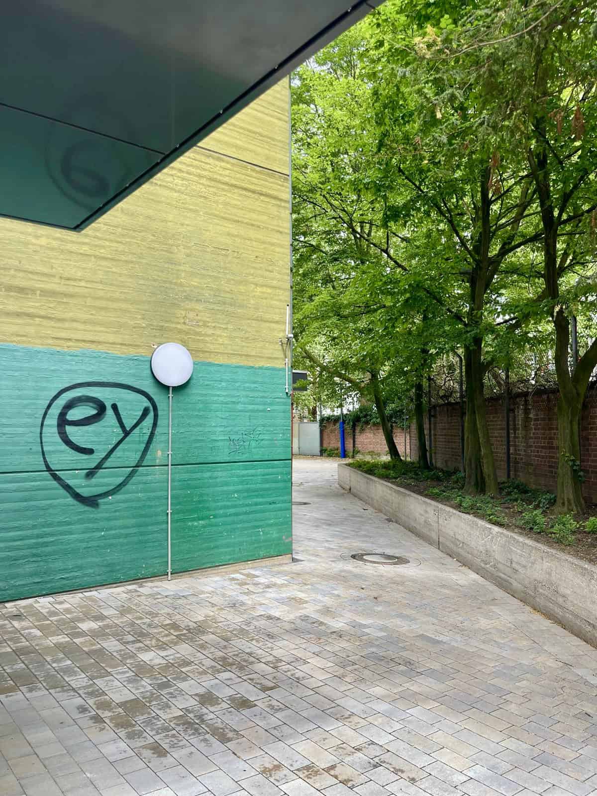 Hinterhof der igis Gesamtschule